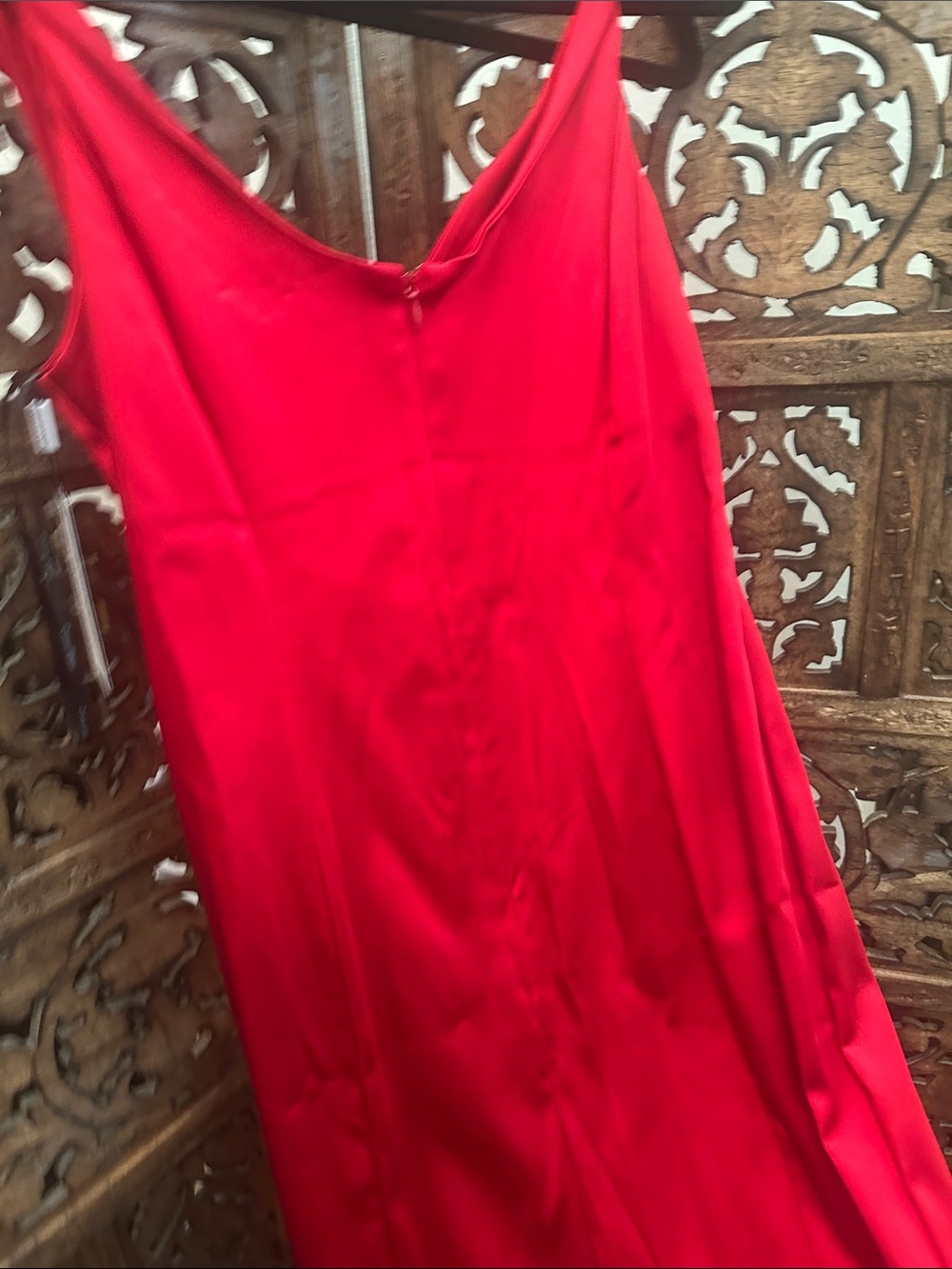 Calvin Klein Red Satin Dress - Picture 4 of 5